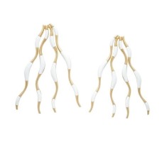 WAVES STATEMENT EARRINGS